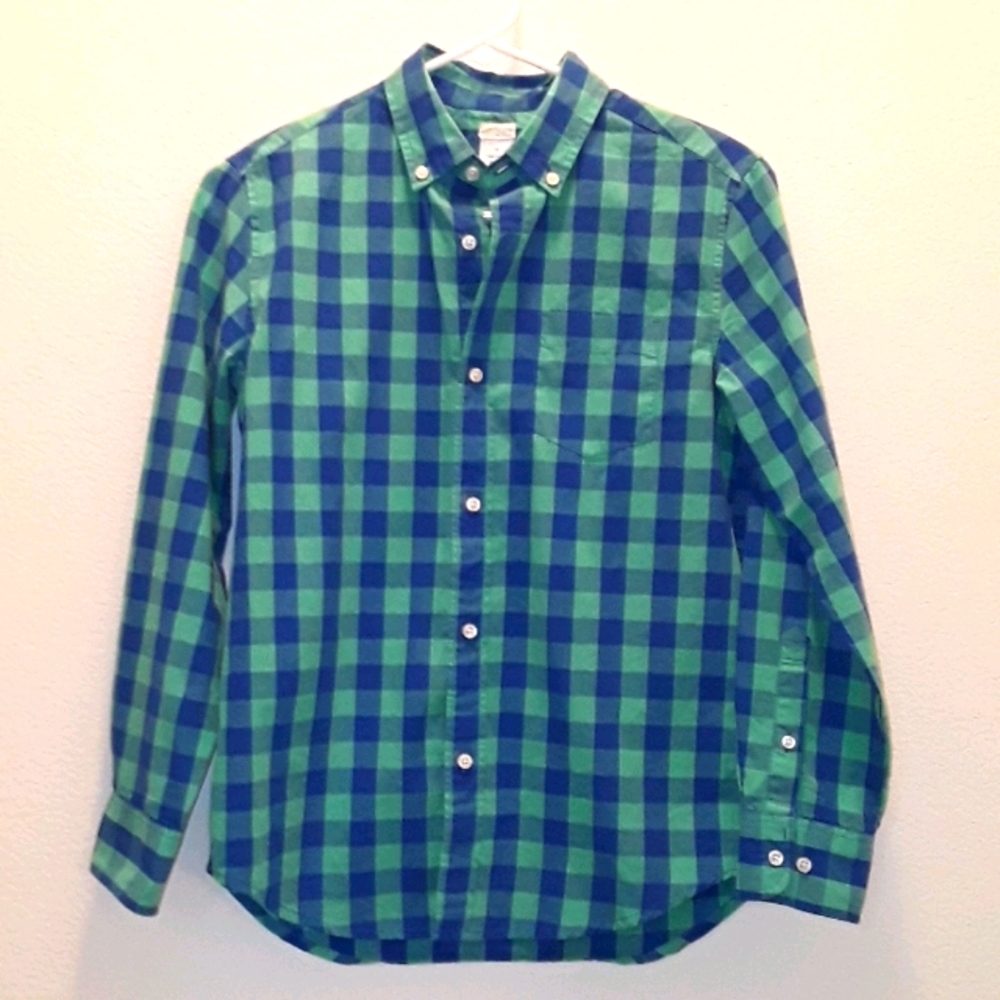 J Crew Gingham sz 12